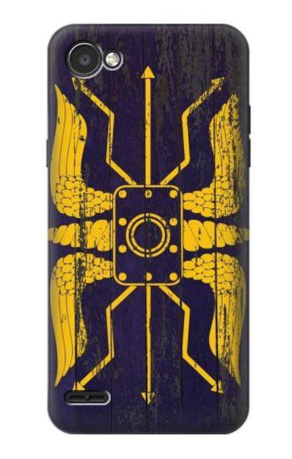 S3546 Roman Shield Blue Etui Coque Housse pour LG Q6