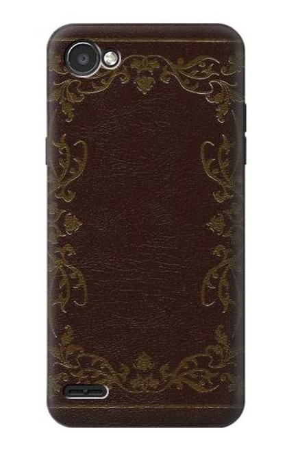 S3553 Vintage Book Cover Etui Coque Housse pour LG Q6