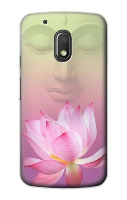 S3511 Lotus flower Buddhism Etui Coque Housse pour Motorola Moto G4 Play