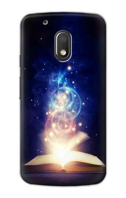 S3554 Magic Spell Book Etui Coque Housse pour Motorola Moto G4 Play