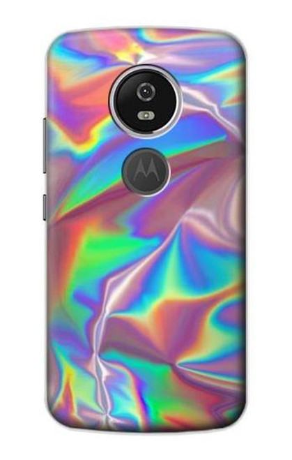 S3597 Holographic Photo Printed Etui Coque Housse pour Motorola Moto E5 Plus