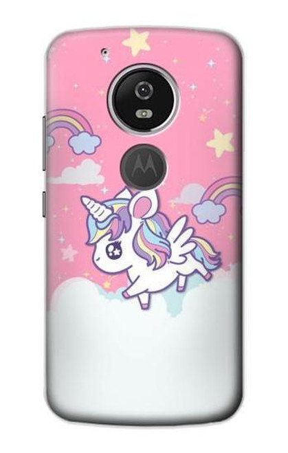 S3518 Unicorn Cartoon Etui Coque Housse pour Motorola Moto G6 Play, Moto G6 Forge, Moto E5