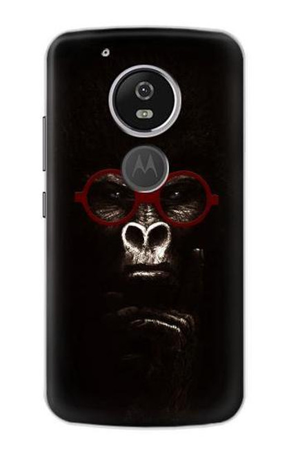 S3529 Thinking Gorilla Etui Coque Housse pour Motorola Moto G6 Play, Moto G6 Forge, Moto E5