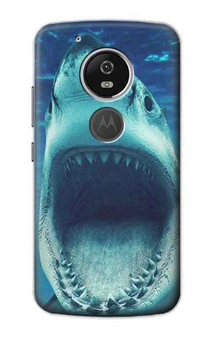 S3548 Tiger Shark Etui Coque Housse pour Motorola Moto G6 Play, Moto G6 Forge, Moto E5