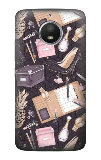 S3448 Fashion Etui Coque Housse pour Motorola Moto E4 Plus