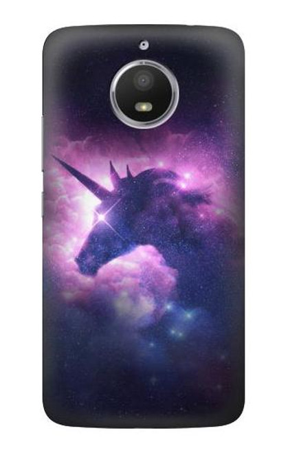 S3538 Unicorn Galaxy Etui Coque Housse pour Motorola Moto E4 Plus