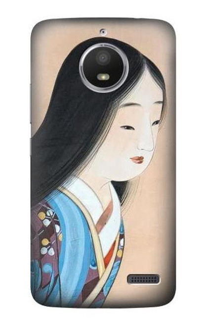 S3483 Japan Beauty Kimono Etui Coque Housse pour Motorola Moto E4