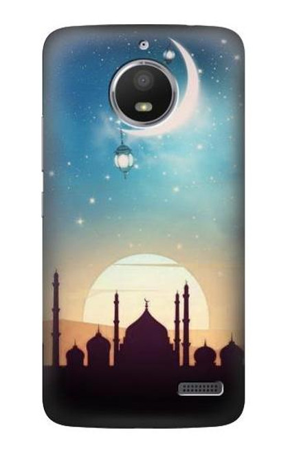 S3502 Islamic Sunset Etui Coque Housse pour Motorola Moto E4