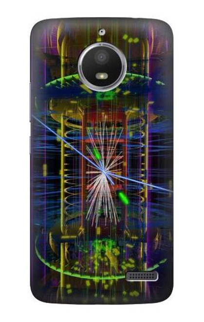 S3545 Quantum Particle Collision Etui Coque Housse pour Motorola Moto E4