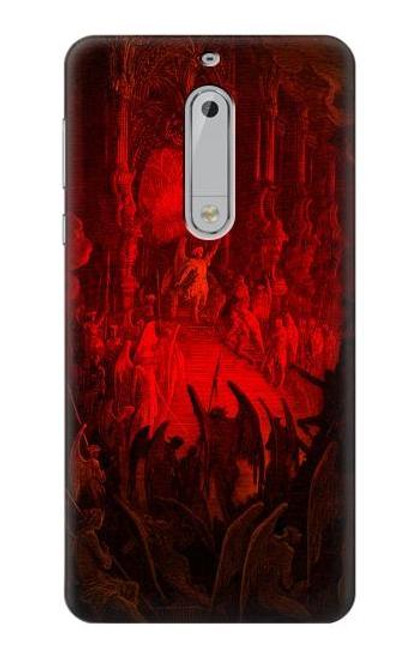 S3583 Paradise Lost Satan Etui Coque Housse pour Nokia 5