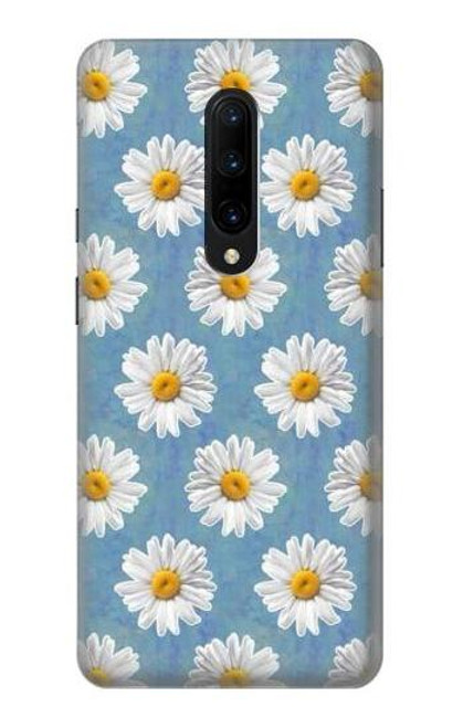 S3454 Floral Daisy Etui Coque Housse pour OnePlus 7 Pro