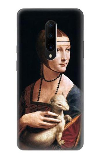 S3471 Lady Ermine Leonardo da Vinci Etui Coque Housse pour OnePlus 7 Pro