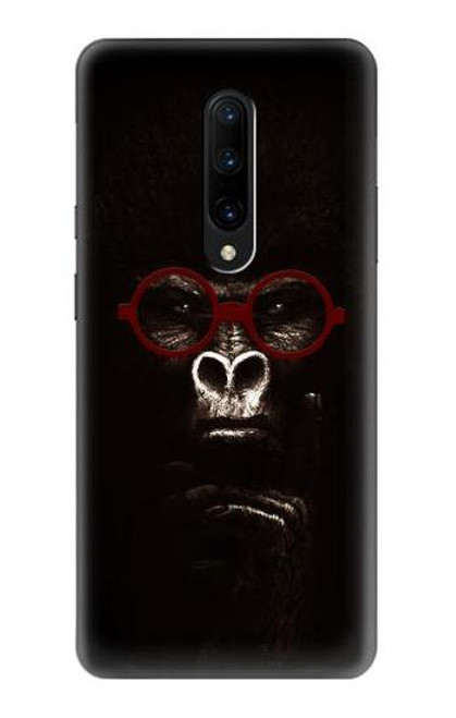 S3529 Thinking Gorilla Etui Coque Housse pour OnePlus 7 Pro