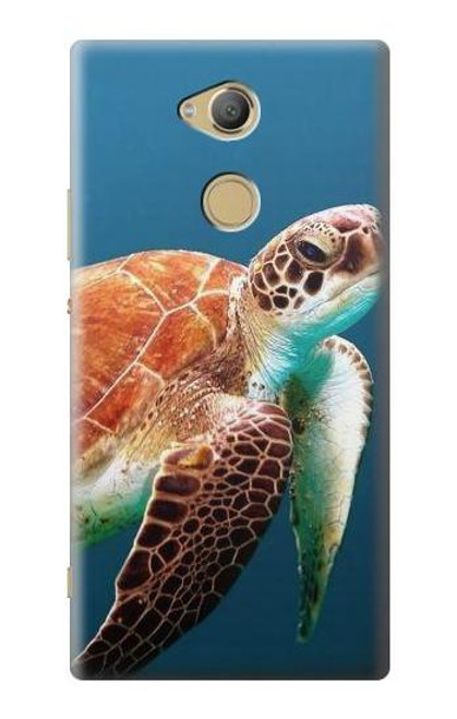 S3497 Green Sea Turtle Etui Coque Housse pour Sony Xperia XA2 Ultra