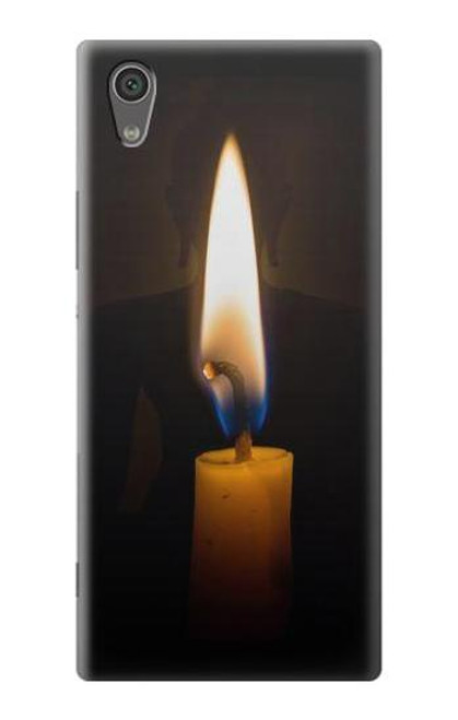 S3530 Buddha Candle Burning Etui Coque Housse pour Sony Xperia XA1