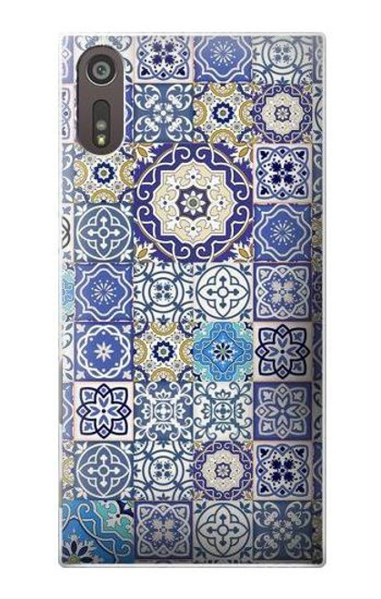 S3537 Moroccan Mosaic Pattern Etui Coque Housse pour Sony Xperia XZ