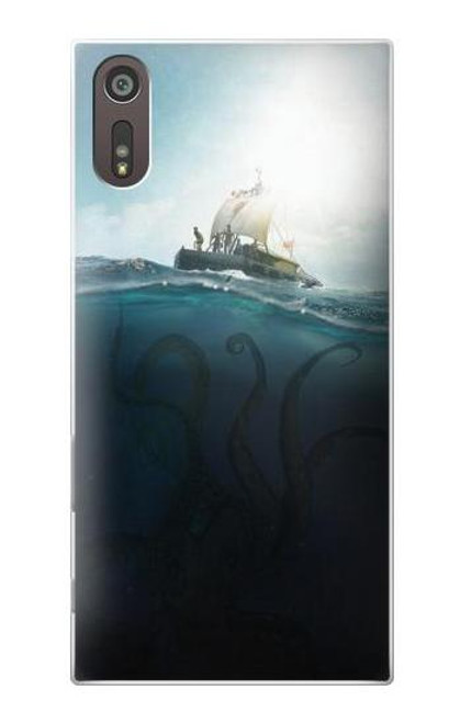 S3540 Giant Octopus Etui Coque Housse pour Sony Xperia XZ