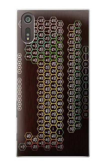 S3544 Neon Honeycomb Periodic Table Etui Coque Housse pour Sony Xperia XZ