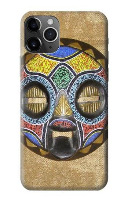 S0965 African Baluba Mask Etui Coque Housse pour iPhone 11 Pro