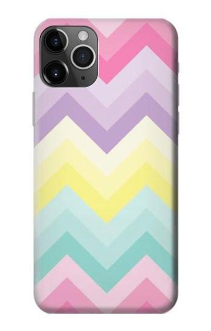 S3514 Rainbow Zigzag Etui Coque Housse pour iPhone 11 Pro