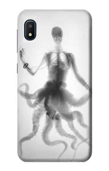 S1432 Skull Octopus X-ray Etui Coque Housse pour Samsung Galaxy A10e