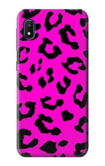 S1850 Pink Leopard Pattern Etui Coque Housse pour Samsung Galaxy A10e