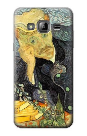 S0212 Van Gogh Portrait of Dr. Gachet Etui Coque Housse pour Samsung Galaxy J3 (2016)