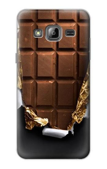 S0270 Chocolate Tasty Etui Coque Housse pour Samsung Galaxy J3 (2016)