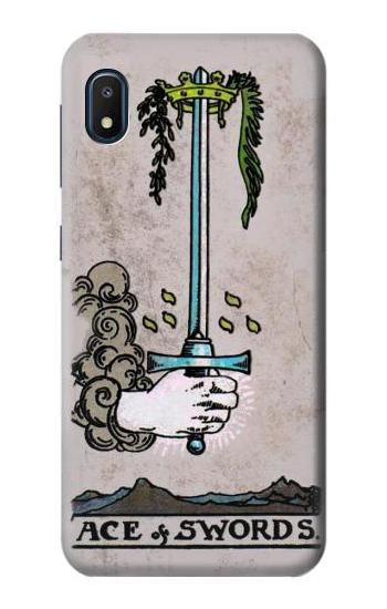 S2482 Tarot Card Ace of Swords Etui Coque Housse pour Samsung Galaxy A10e