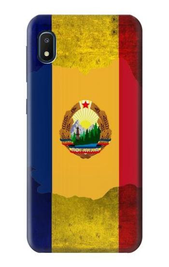 S3021 Romania Flag Etui Coque Housse pour Samsung Galaxy A10e