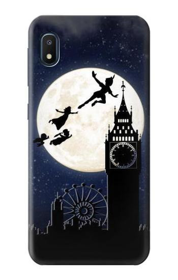 S3249 Peter Pan Fly Full Moon Night Etui Coque Housse pour Samsung Galaxy A10e