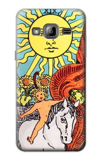 S0565 Tarot Sun Etui Coque Housse pour Samsung Galaxy J3 (2016)