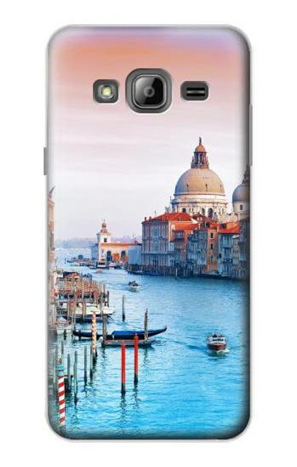S0982 Beauty of Venice Italy Etui Coque Housse pour Samsung Galaxy J3 (2016)
