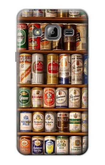 S0983 Beer Cans Collection Etui Coque Housse pour Samsung Galaxy J3 (2016)