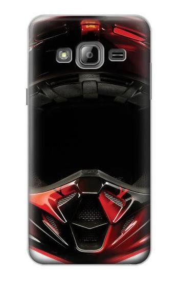 S1373 Motorcycle Helmet Etui Coque Housse pour Samsung Galaxy J3 (2016)
