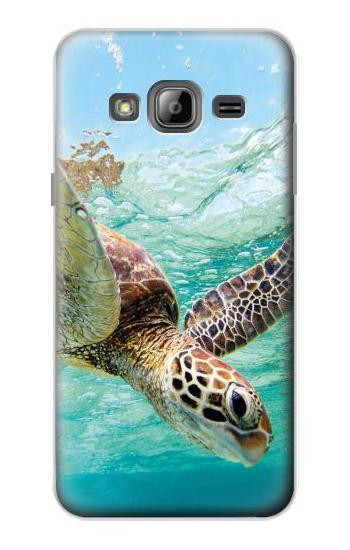 S1377 Ocean Sea Turtle Etui Coque Housse pour Samsung Galaxy J3 (2016)