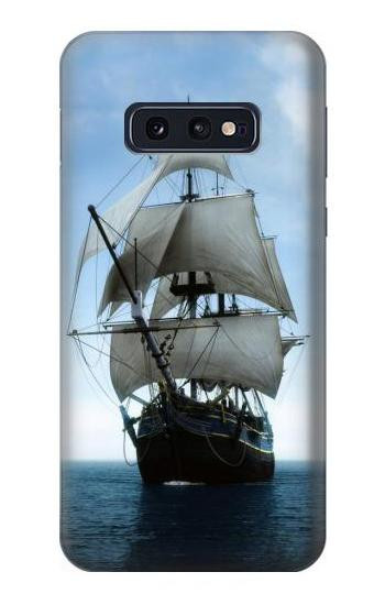 S1096 Sailing Ship in an Ocean Etui Coque Housse pour Samsung Galaxy S10e