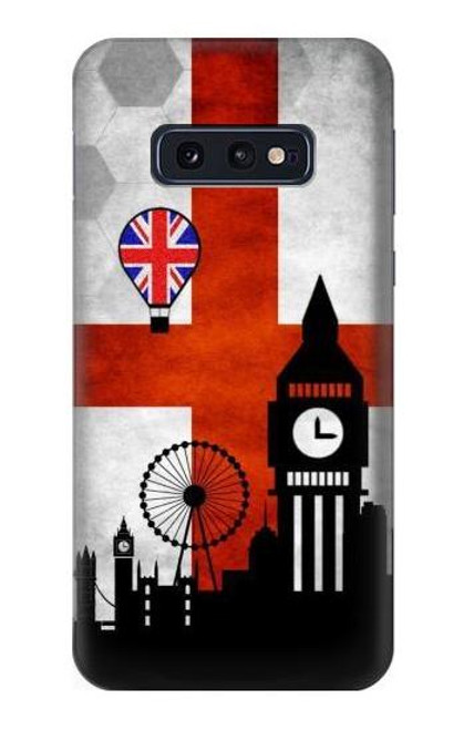 S2979 England Football Soccer Euro 2016 Etui Coque Housse pour Samsung Galaxy S10e