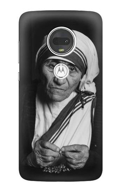 S2512 Mother Teresa Etui Coque Housse pour Motorola Moto G7, Moto G7 Plus