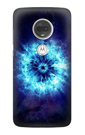 S3549 Shockwave Explosion Etui Coque Housse pour Motorola Moto G7, Moto G7 Plus