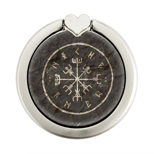 S3413 Norse Ancient Viking Symbol Graphique Porte-Bague et Pop Up Grip doigt Socket Support
