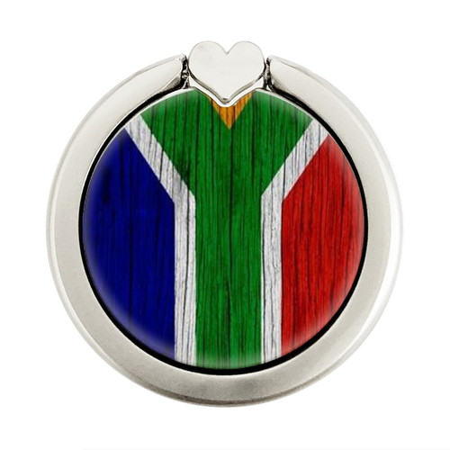 S3464 South Africa Flag Graphique Porte-Bague et Pop Up Grip doigt Socket Support