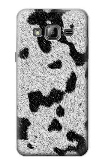 S2170 Cow Fur Texture Graphic Printed Etui Coque Housse pour Samsung Galaxy J3 (2016)