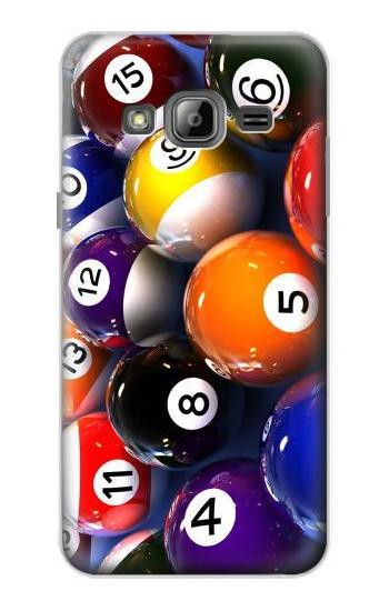 S2238 Billiard Pool Ball Etui Coque Housse pour Samsung Galaxy J3 (2016)