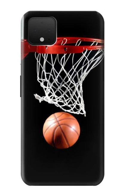 S0066 Le basket-ball Etui Coque Housse pour Google Pixel 4