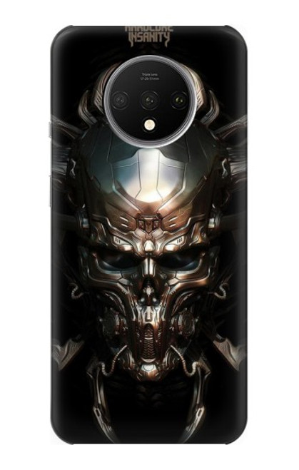 S1027 Hardcore Metal Skull Etui Coque Housse pour OnePlus 7T