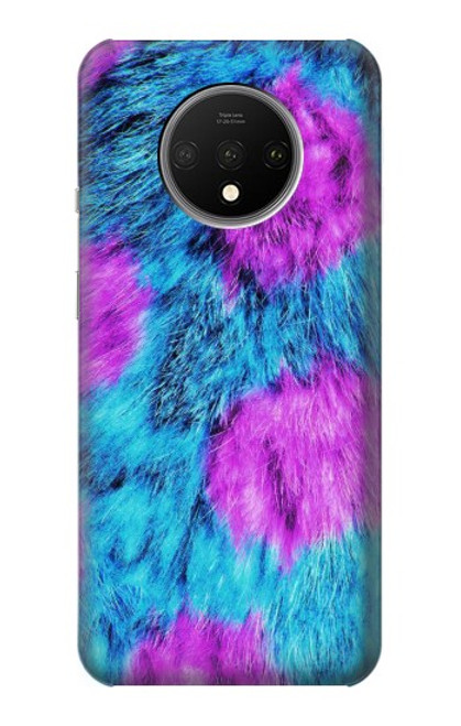 S2757 Monster Fur Skin Pattern Graphic Etui Coque Housse pour OnePlus 7T