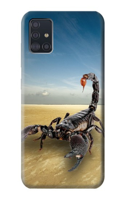 S0150 Scorpion du désert Etui Coque Housse pour Samsung Galaxy A51