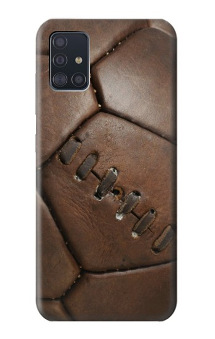 S2661 Football Football graphique en cuir Etui Coque Housse pour Samsung Galaxy A51