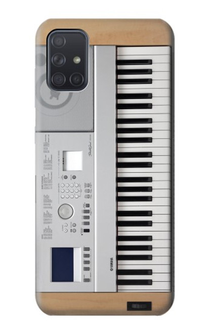 S0891 Clavier numérique Piano Etui Coque Housse pour Samsung Galaxy A71